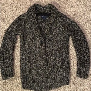 Gap kids girls marled blk /wht chunky card…